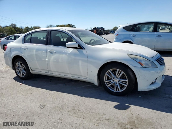 2011 Infiniti G25 Sedan x with VIN JN1DV6AR3BM653827, listed as a Copart auction lot 76749104 with 106,707 mi miles and Salvage Title. Bid and sale history available at carsss.com. Image 4.