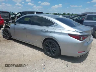 2023 Lexus ES 350 F Sport with VIN 58AJZ1B18PU145977, listed as a IAAI auction lot 42553099 with 46,801 mi miles and . Bid and sale history available at DreamBid. Image 3.