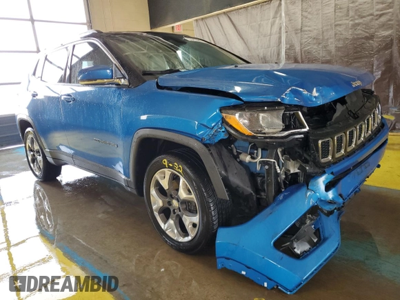 2017 Jeep Compass Limited z VIN 3C4NJDCB7HT641989, wystawiony jako Copart lot #60239735 z przebiegiem 61 915 mil mil oraz Czysty tytuł • Clean title. Historia ofert i sprzedaży dostępna na DreamBid. Obrazek 4.