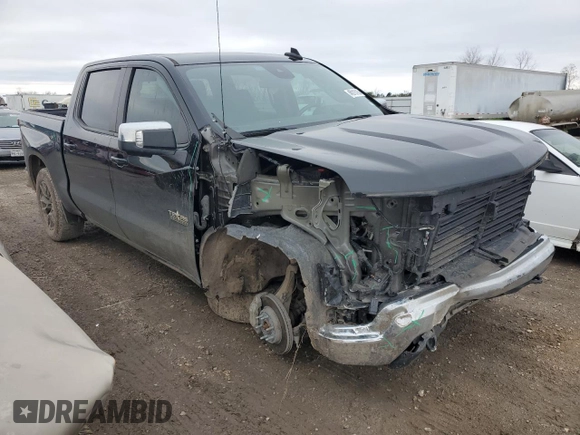 2023 Chevrolet Silverado 1500 LT with VIN 2GCUDDED1P1122678, listed as a Copart auction lot 45016185 with 29,999 mi miles and Salvage Title. Bid and sale history available at carsss.com. Image 4.