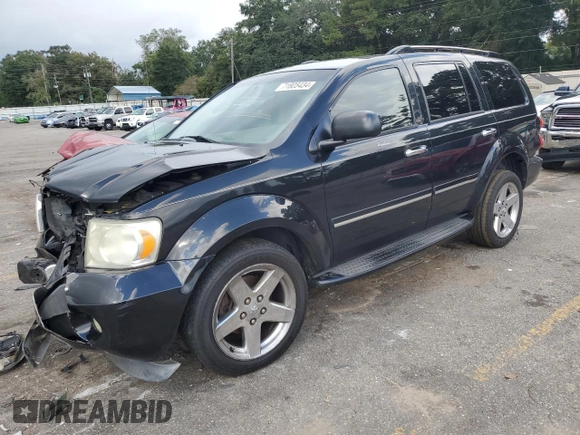2008 Dodge Durango Limited with VIN 1D8HD58298F148653, listed as a Copart auction lot 71805434 with 189,364 mi miles and Salvage title. Bid and sale history available at DreamBid. Image 1.