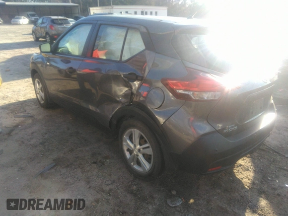 2020 Nissan Kicks S with VIN 3N1CP5BV5LL560282, listed as a IAAI auction lot 41164350 with 68,095 mi miles and . Bid and sale history available at carsss.com. Image 3.