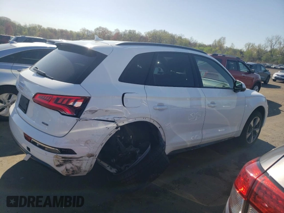 2020 Audi Q5 Premium z VIN WA1ANAFY2L2090232, wystawiony jako Copart lot #54511975 z przebiegiem 47 532 mil mil oraz Szkoda całkowita • Salvage title. Historia ofert i sprzedaży dostępna na DreamBid. Obrazek 3.