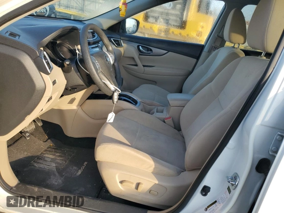 2016 Nissan Rogue SV with VIN KNMAT2MT8GP713774, listed as a Copart auction lot 53908685 with 98,192 mi miles and Salvage Title. Bid and sale history available at DreamBid. Image 7.