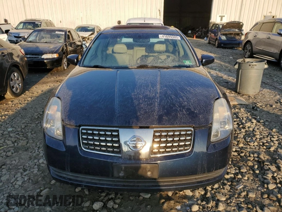 2005 Nissan Maxima 3.5 SE with VIN 1N4BA41E35C853740, listed as a Copart auction lot 41699305 with 104,756 mi miles and Salvage Title. Bid and sale history available at carsss.com. Image 5.