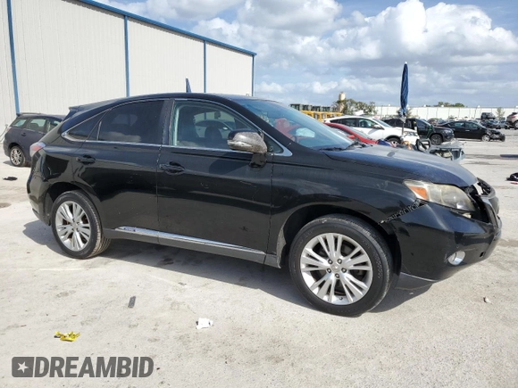2010 Lexus RX 450h with VIN JTJZB1BA1A2403064, listed as a Copart auction lot 47763135 with 174,623 mi miles and Clean title. Bid and sale history available at DreamBid. Image 4.