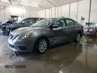 2019 Nissan Sentra S z VIN 3N1AB7AP5KY435319, wystawiony jako Copart lot #47014955 z przebiegiem 117 081 mil mil oraz Szkoda całkowita • Salvage title. Historia ofert i sprzedaży dostępna na DreamBid. Obrazek 1.