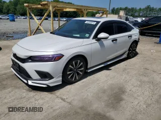 2022 Honda Civic EX with VIN JHMFE1F71NX006084, listed as a Copart auction lot 62959915 with 36,822 mi miles and Salvage title. Bid and sale history available at DreamBid. Image 1.