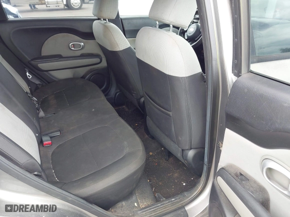 2014 Kia Soul with VIN KNDJN2A2XE7062263, listed as a IAAI auction lot 42045938 with 120,914 mi miles. Bid and sale history available at carsss.com. Image 8.