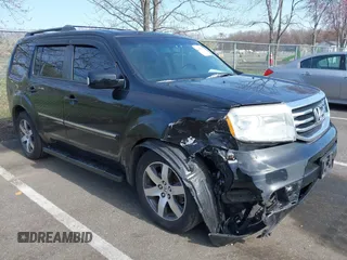 2012 Honda Pilot Touring with VIN 5FNYF4H96CB041380, listed as a IAAI auction lot 41941615 with 137,537 mi miles and . Bid and sale history available at DreamBid. Image 1.