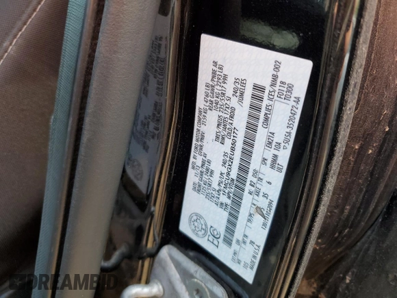 2014 Ford Escape SE with VIN 1FMCU9GX2EUB50177, listed as a Copart auction lot 58579645 with 228,017 mi miles and Salvage title. Bid and sale history available at DreamBid. Image 13.