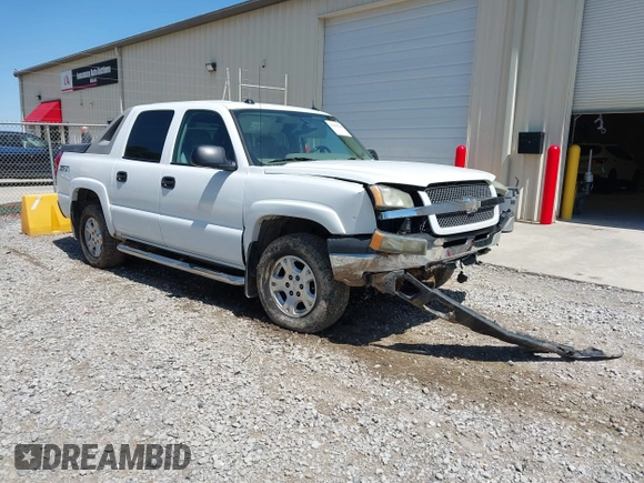 2004 Chevrolet Avalanche Z71 with VIN 3GNEK12T44G315079, listed as a IAAI auction lot 41980344 with 210,749 mi miles. Bid and sale history available at carsss.com. Image 1.