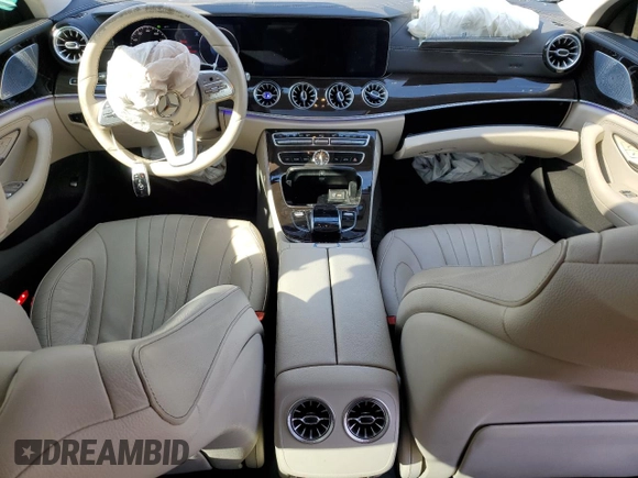 2019 Mercedes-Benz CLS with VIN WDD2J5KB7KA033419, listed as a Copart auction lot 83600804 with 74,674 mi miles and Salvage Title. Bid and sale history available at carsss.com. Image 8.