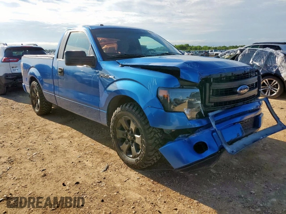 2013 Ford F-150 XL with VIN 1FTMF1CF4DFB44109, listed as a Copart auction lot 58445735 with 139,336 mi miles and Salvage title. Bid and sale history available at DreamBid. Image 4.