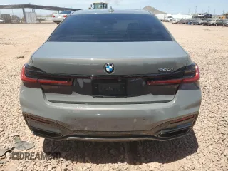 2022 BMW 7 Series 740i with VIN WBA7T2C01NCG99089, listed as a Copart auction lot 58748775 with 40,533 mi miles and Salvage title. Bid and sale history available at DreamBid. Image 6.