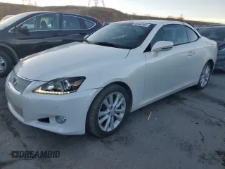 2011 Lexus IS 250 C with VIN JTHFF2C22B2520997, listed as a Copart auction lot 85592364 with 41,945 mi miles and Salvage Title. Bid and sale history available at DreamBid. Image 1.