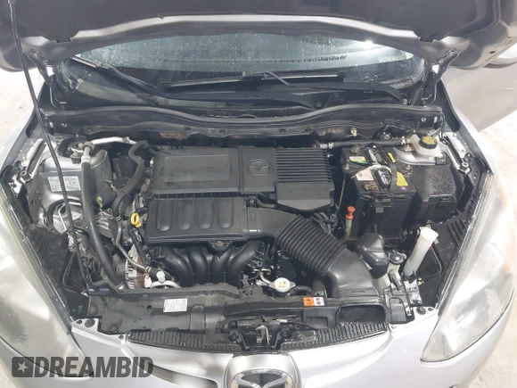 2012 Mazda 2 Touring with VIN JM1DE1LY8C0140439, listed as a IAAI auction lot 41866835 with 122,512 mi miles. Bid and sale history available at carsss.com. Image 10.