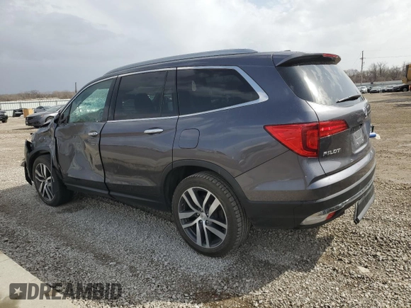 2017 Honda Pilot Touring with VIN 5FNYF6H93HB081824, listed as a Copart auction lot 49156465 with 54,227 mi miles and Salvage Title. Bid and sale history available at carsss.com. Image 2.