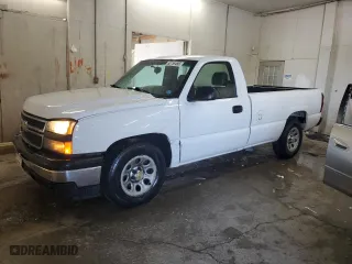 2006 Chevrolet Silverado 1500 Work Truck with VIN 3GCEC14X86G258958, listed as a Copart auction lot 52759495 with 87,876 mi miles and Salvage Title. Bid and sale history available at carsss.com. Image 1.