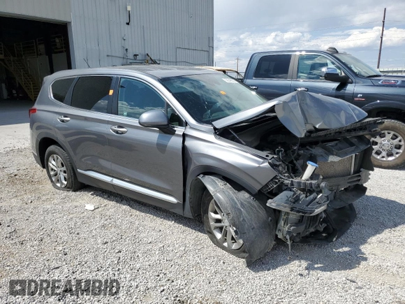2019 Hyundai Santa Fe SE with VIN 5NMS2CAD9KH010261, listed as a Copart auction lot 59548605 with 139,268 mi miles and Salvage title. Bid and sale history available at DreamBid. Image 4.