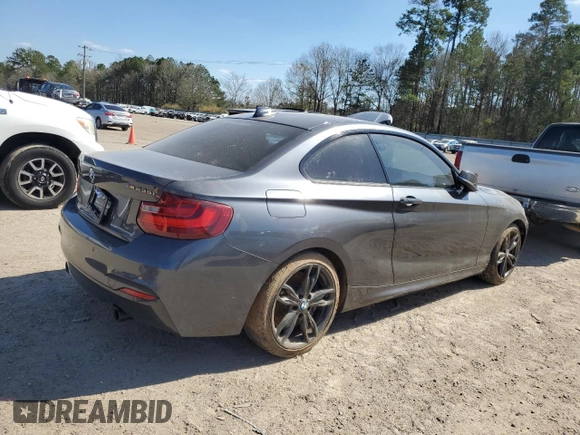 2016 BMW 2 Series M235i with VIN WBA1J7C56GV359624, listed as a Copart auction lot 43569464 with 99,100 mi miles. Bid and sale history available at carsss.com. Image 3.