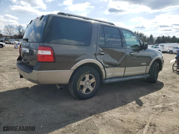 2008 Ford Expedition Eddie Bauer with VIN 1FMFU18578LA65812, listed as a Copart auction lot 47374815 with 254,440 mi miles and Salvage Title. Bid and sale history available at carsss.com. Image 3.