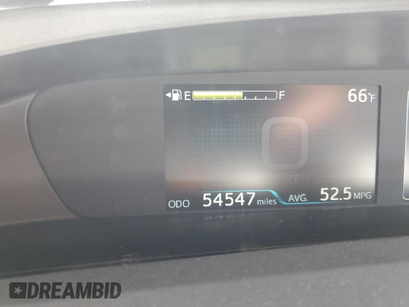 2022 Toyota Prius L Eco with VIN JTDKAMFUXN3174168, listed as a Copart auction lot 61052455 with 54,547 mi miles and Salvage title. Bid and sale history available at DreamBid. Image 9.
