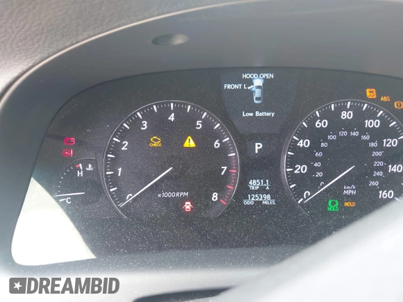 2008 Lexus LS 460 with VIN JTHBL46F785080803, listed as a IAAI auction lot 42484562 with 125,398 mi miles and . Bid and sale history available at DreamBid. Image 7.