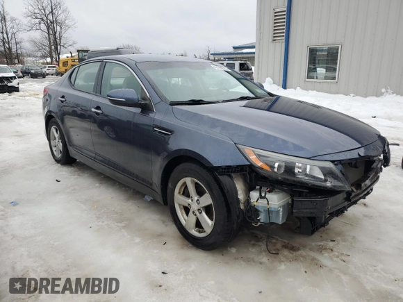 2015 Kia Optima LX with VIN 5XXGM4A76FG450748, listed as a Copart auction lot 45195535 with 235,270 mi miles and Salvage Title. Bid and sale history available at carsss.com. Image 4.