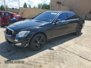 2007 Mercedes-Benz S 550 with VIN WDDNG86XX7A113498, listed as a Copart auction lot 59851555 with 215,078 mi miles and Salvage title. Bid and sale history available at DreamBid. Image 1.