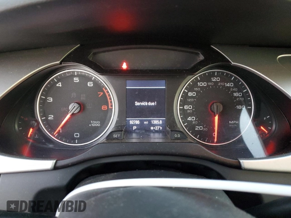 2010 Audi A4 2.0T Premium Plus with VIN WAUEFAFL1AN033747, listed as a Copart auction lot 82787894 with 92,786 mi miles and Salvage Title. Bid and sale history available at carsss.com. Image 9.