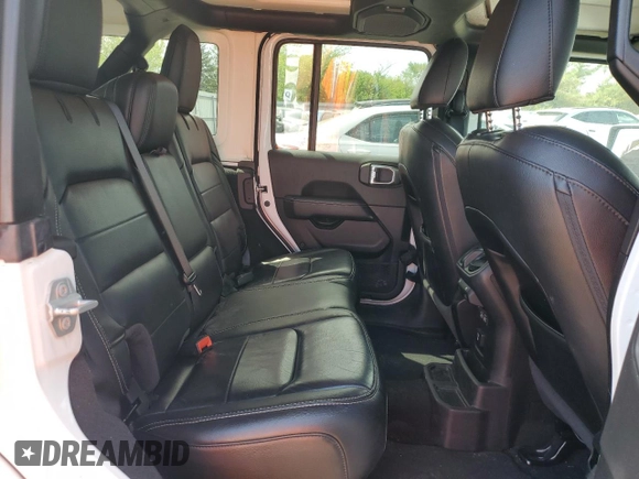 2021 Jeep Wrangler Unlimited Sahara with VIN 1C4HJXEG4MW550691, listed as a Copart auction lot 55654035 with Not provided miles and Salvage title. Bid and sale history available at DreamBid. Image 11.