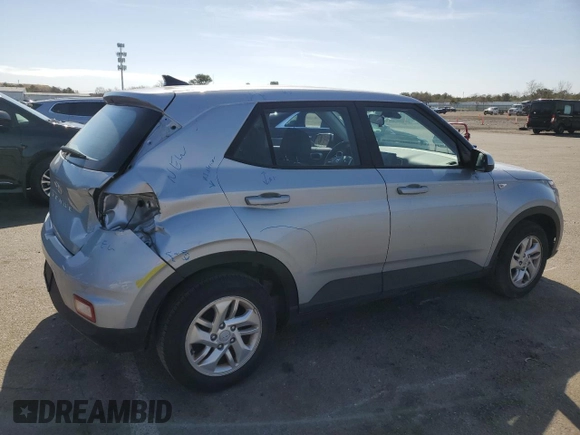 2022 Hyundai Venue SE with VIN KMHRB8A39NU151651, listed as a Copart auction lot 49376545 with 11,152 mi miles and Salvage Title. Bid and sale history available at DreamBid. Image 3.