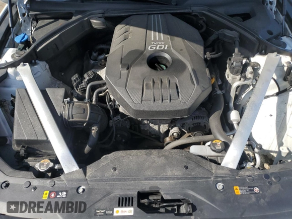 2021 Genesis G70 2.0T with VIN KMTG34LA8MU072565, listed as a Copart auction lot 54375895 with 93,275 mi miles and Salvage title. Bid and sale history available at DreamBid. Image 11.