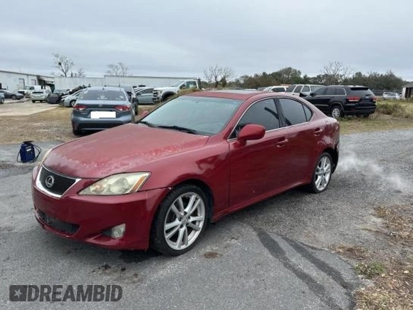 2006 Lexus IS 250 with VIN JTHCK262762007289, listed as a Copart auction lot 42419795 with 106,668 mi miles and Clean Title. Bid and sale history available at DreamBid. Image 2.