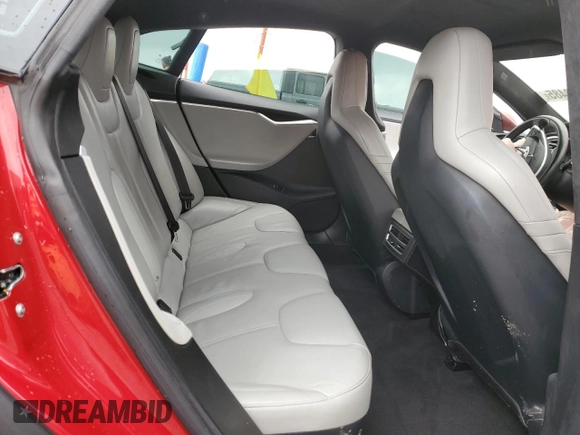 2015 Tesla Model S 85D with VIN 5YJSA1E23FF115854, listed as a Copart auction lot 48938485 with 96,596 mi miles and Salvage Title. Bid and sale history available at carsss.com. Image 11.