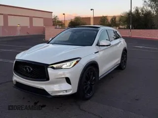 2019 Infiniti QX50 Essential with VIN 3PCAJ5M32KF106005, listed as a Copart auction lot 47985135 with 60,656 mi miles and Salvage title. Bid and sale history available at DreamBid. Image 2.