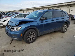 2018 Volkswagen Tiguan S z VIN 3VV1B7AX4JM013112, wystawiony jako Copart lot #47568385 z przebiegiem 95 576 mil mil oraz Szkoda całkowita • Salvage title. Historia ofert i sprzedaży dostępna na DreamBid. Obrazek 1.