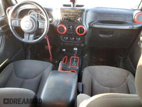 2018 Jeep Wrangler JK Unlimited Sport S with VIN 1C4BJWDG2JL874348, listed as a Copart auction lot 77430104 with 115,813 mi miles and Salvage Title. Bid and sale history available at carsss.com. Image 8.