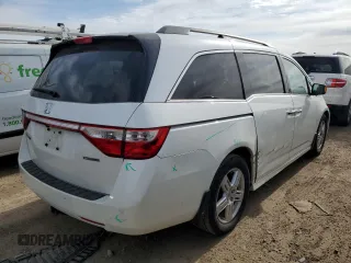 2013 Honda Odyssey Touring with VIN 5FNRL5H9XDB037076, listed as a Copart auction lot 51978345 with 145,897 mi miles and Salvage Title. Bid and sale history available at carsss.com. Image 3.