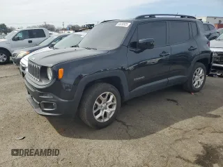 2016 Jeep Renegade Latitude with VIN ZACCJBBT7GPE17956, listed as a Copart auction lot 50838505 with 105,491 mi miles and Salvage Title. Bid and sale history available at carsss.com. Image 1.