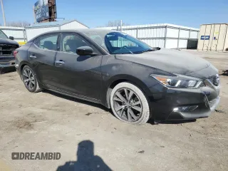 2017 Nissan Maxima S with VIN 1N4AA6AP8HC425563, listed as a Copart auction lot 48754235 with 50,812 mi miles and Salvage Title. Bid and sale history available at DreamBid. Image 4.
