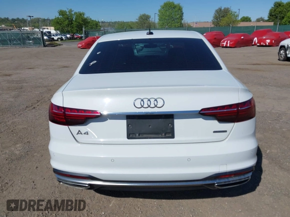 2021 Audi A4 S line Premium with VIN WAUDAAF46MN007457, listed as a IAAI auction lot 42143849 with 43,828 mi miles and . Bid and sale history available at DreamBid. Image 15.