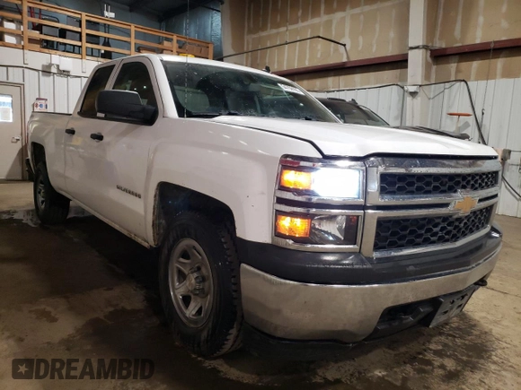 2014 Chevrolet Silverado 1500 Work Truck with VIN 1GCVKPEH0EZ292758, listed as a Copart auction lot 54759165 with 204,786 mi miles and Clean Title. Bid and sale history available at DreamBid. Image 4.