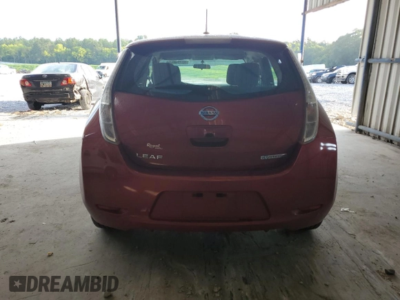 2015 Nissan LEAF SV with VIN 1N4AZ0CP0FC314196, listed as a Copart auction lot 63726803 with 78,416 mi miles. Bid and sale history available at carsss.com. Image 6.