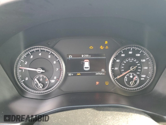 2023 Hyundai Santa Fe SE with VIN 5NMS14AJ9PH575065, listed as a Copart auction lot 54696155 with 34,964 mi miles and Salvage title. Bid and sale history available at DreamBid. Image 9.