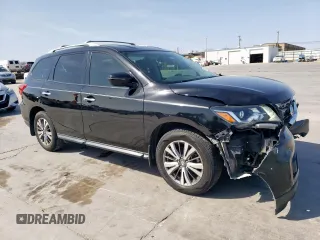 2019 Nissan Pathfinder S z VIN 5N1DR2MN1KC607076, wystawiony jako Copart lot #50372865 z przebiegiem 122 896 mil mil oraz Szkoda całkowita • Salvage title. Historia ofert i sprzedaży dostępna na DreamBid. Obrazek 4.