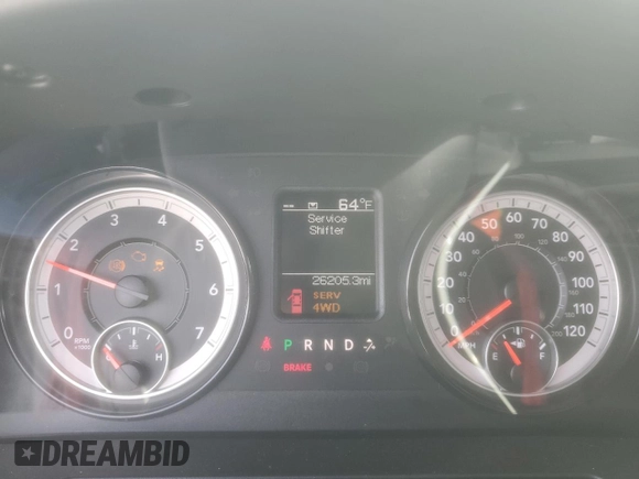 2024 Ram 1500 Warlock z VIN 1C6RR7LGXRS125143, wystawiony jako Copart lot #46033265 z przebiegiem 26 205 mil mil oraz Czysty tytuł • Clean title. Historia ofert i sprzedaży dostępna na DreamBid. Obrazek 9.