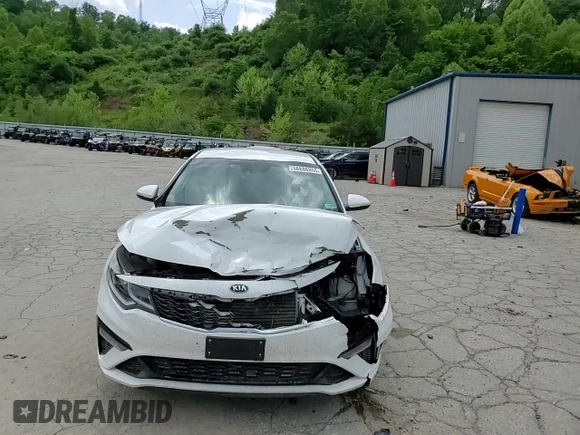 2019 Kia Optima LX with VIN 5XXGT4L34KG311998, listed as a Copart auction lot 56686955 with 135,484 mi miles and Salvage title. Bid and sale history available at DreamBid. Image 14.