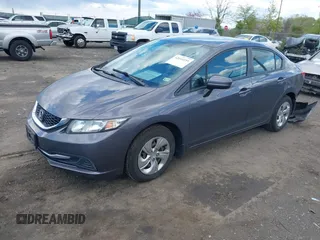 2015 Honda Civic LX with VIN 2HGFB2F55FH543983, listed as a IAAI auction lot 42044159 with 130,266 mi miles and . Bid and sale history available at DreamBid. Image 17.